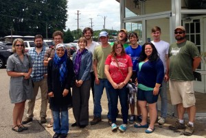 The 2013 field crew after the "last lunch" at Las Delicias in Memphis.