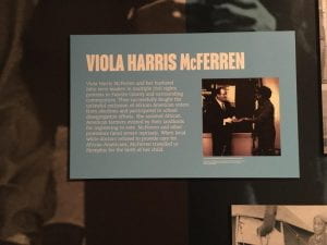 Viola McFerren Exhibit