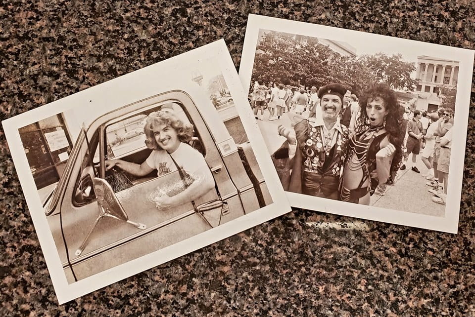 Photos from the LGBTQ+ History archival project at the Ned R. McWherter Library.