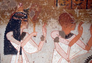 Panehsy and Tarenu, original owners of the tomb